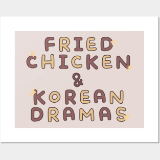 Fried Chicken and Korean Dramas Posters and Art